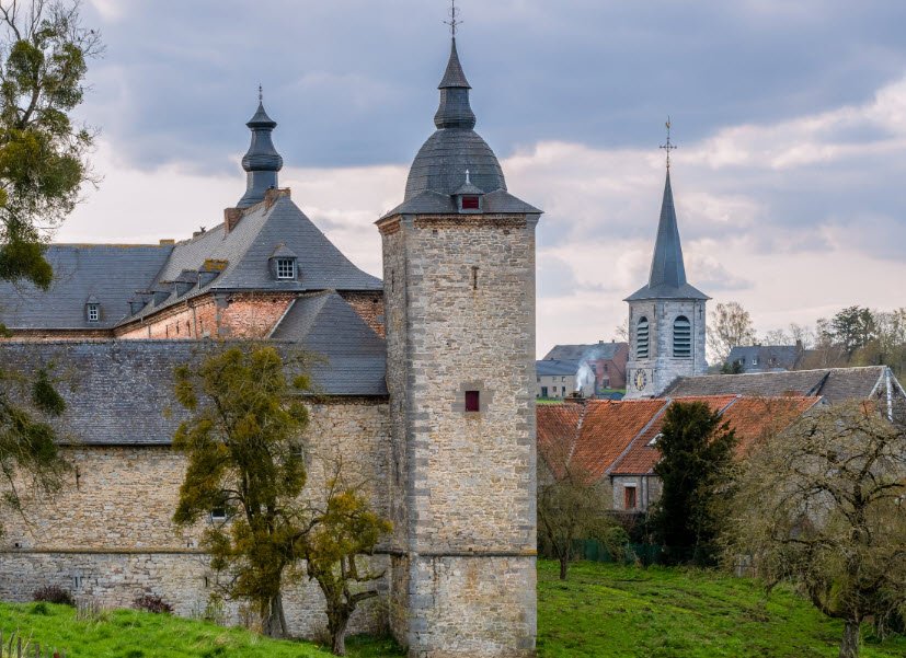 Chateau Ferme de Falaën, Onhaye, Belgium